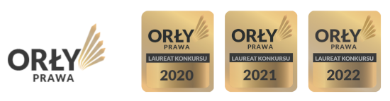 Laureat Konkursu orły prawa 2020 i 2021