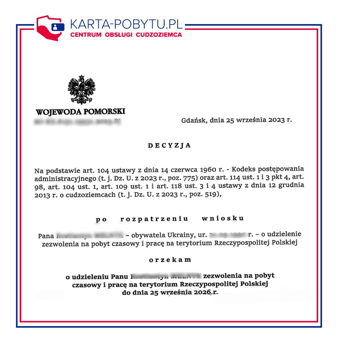 karta pobytu gdansk